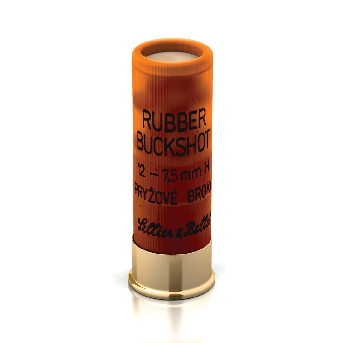 Sellier & Bellot Rubber Buckshot (Gummischrott) Kaliber 12/67,5