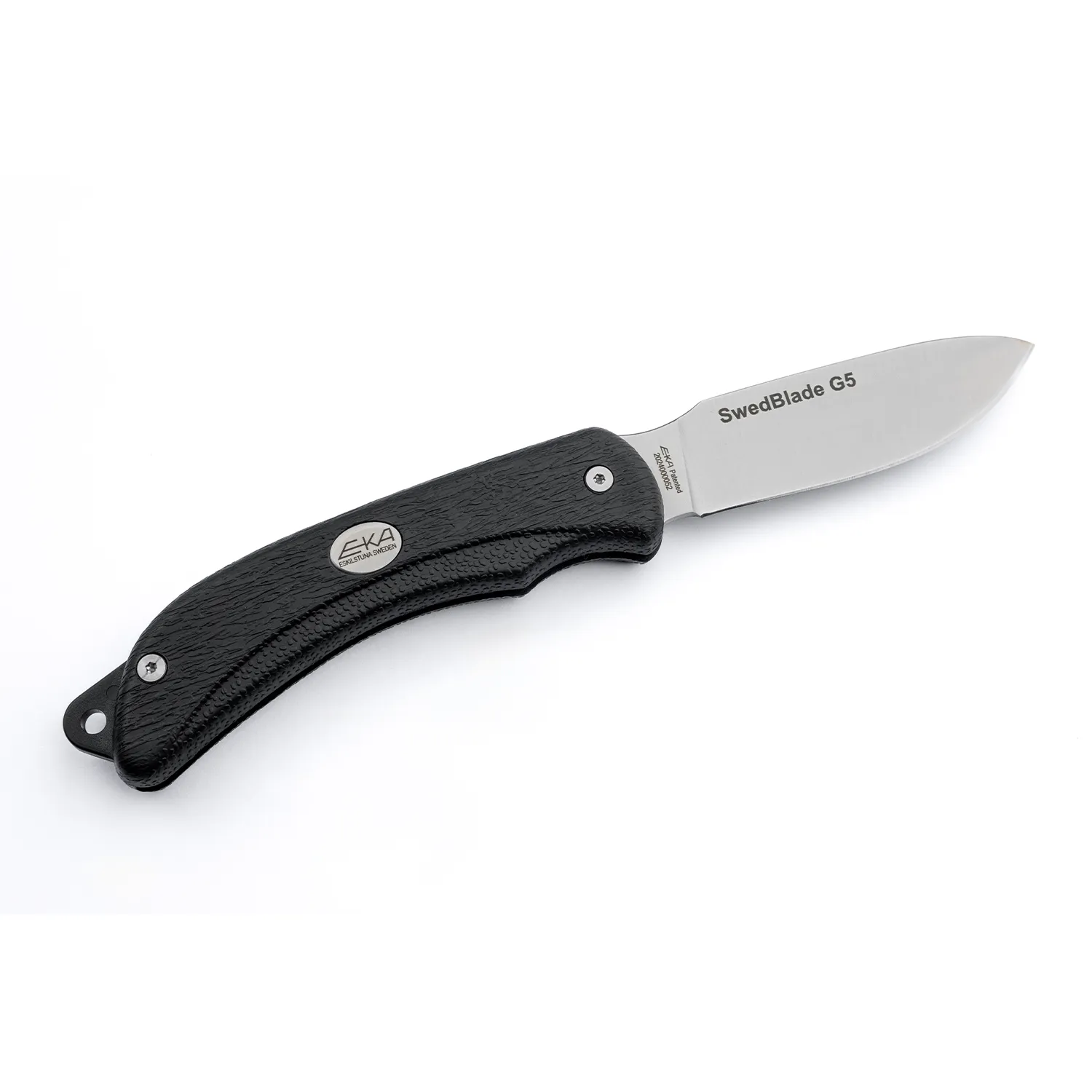 EKA SwedBlade G5 Black, Steel, mit Etui / avec etui 
