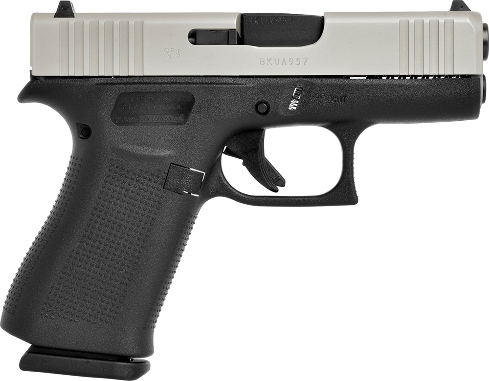 Pistole, Glock Mod. 43X silver slide, Kal. 9x19