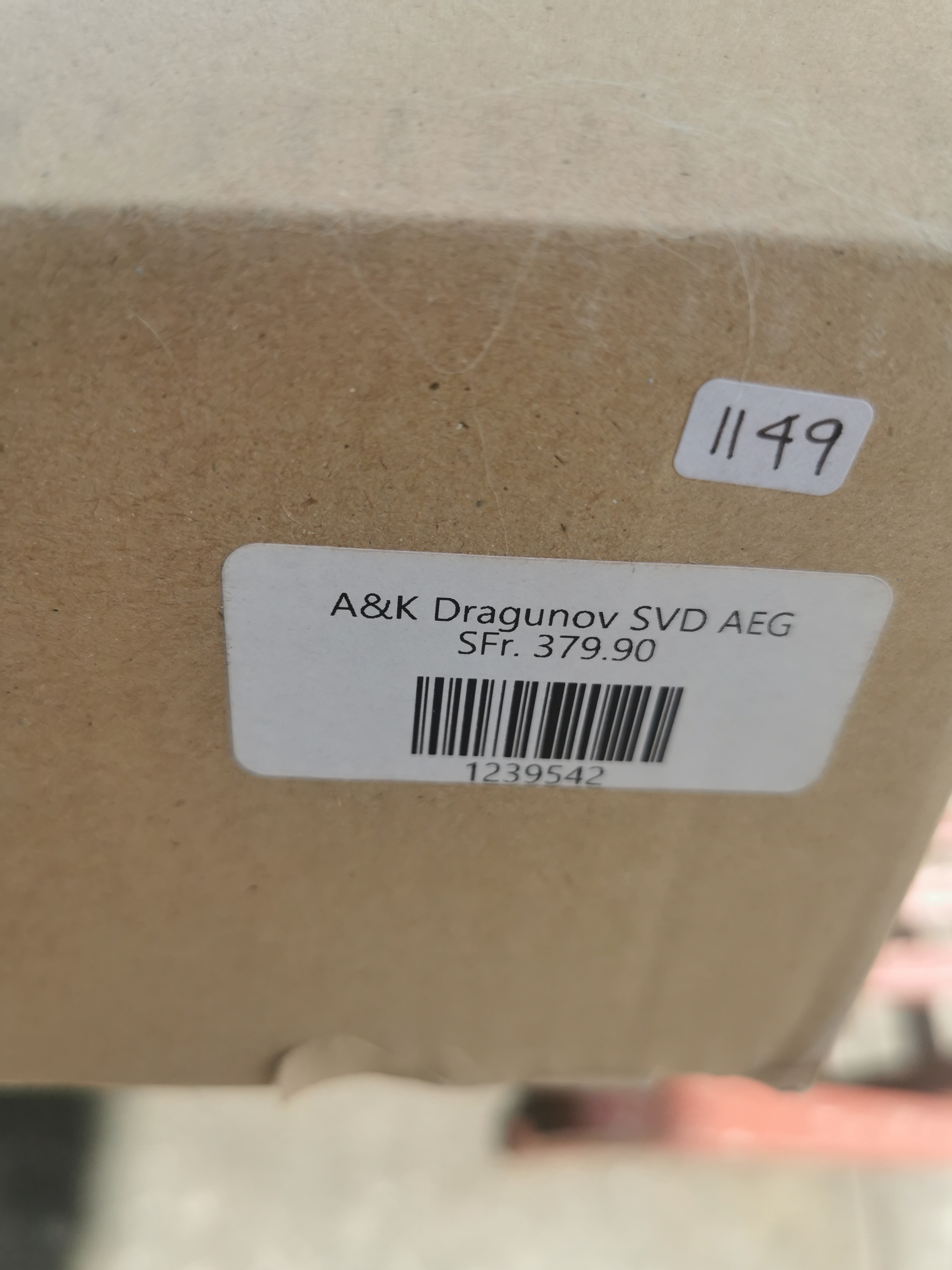 Airsoft A&K Dragunov SVD AEG, Kaliber: 6.0 GBB