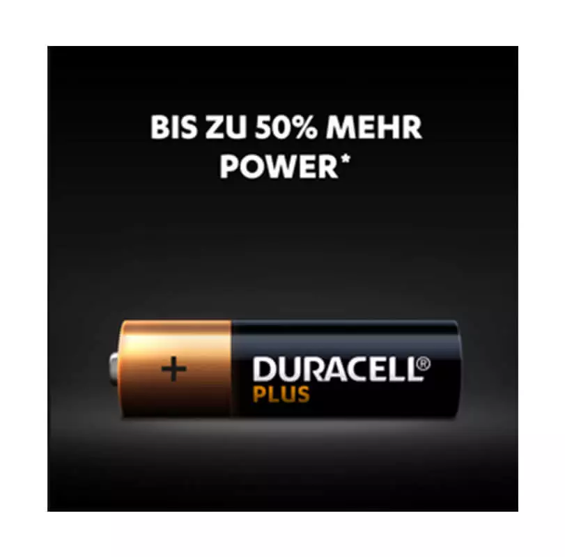 Duracell Plus AA Batterien 20 Stück