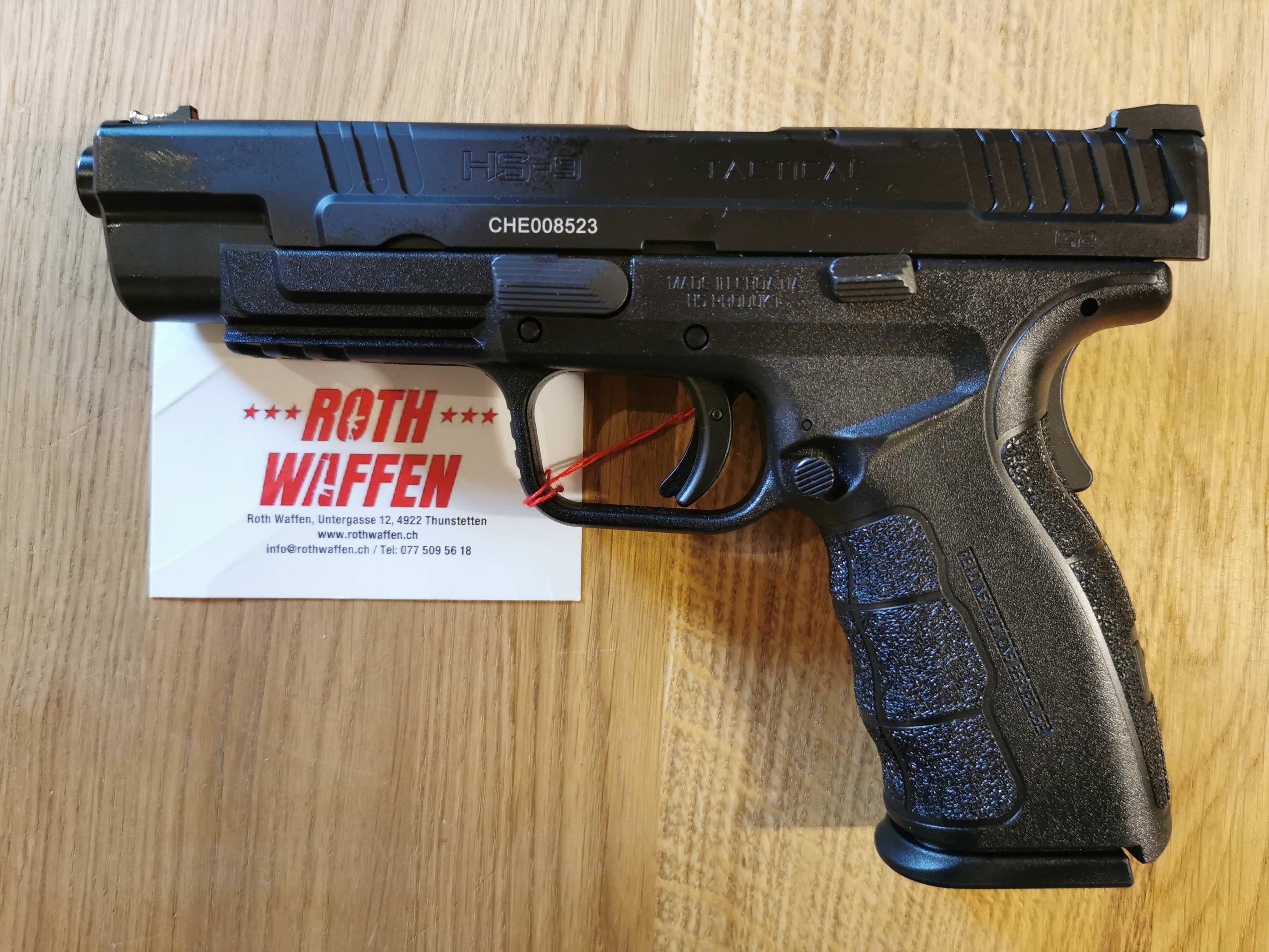 Pistole HS-9 G2 Tactical 5.0 9 mm Para, 16 Schuss