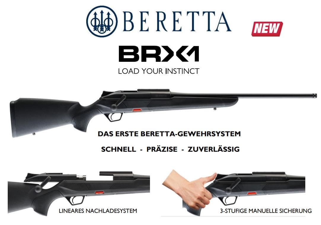 Jagdlicher Geradezugrepetierer BERETTA  BRX1 Kaliber .308Win.