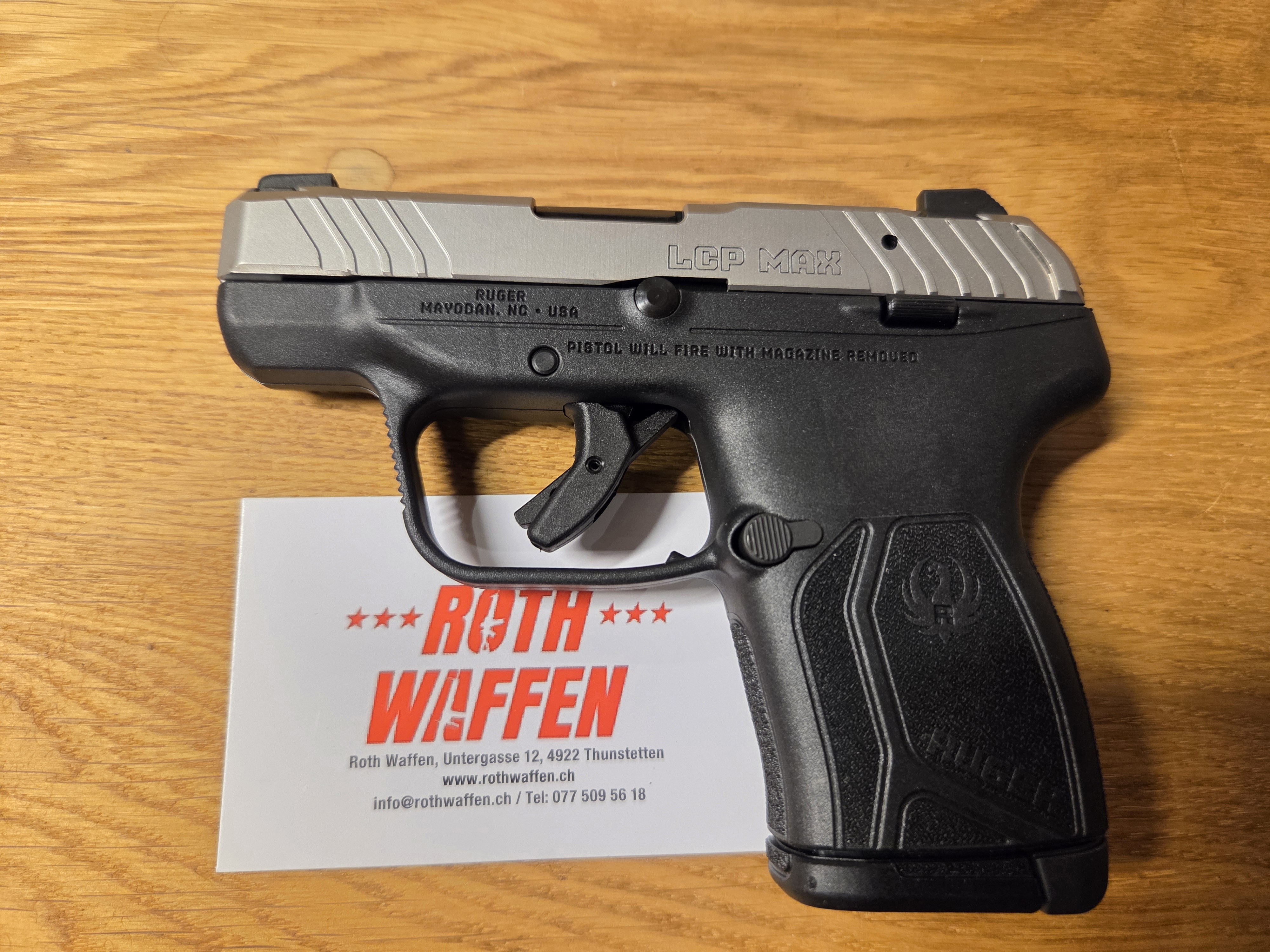 LCP MAX, .380 Auto, 2.80", 10-rds, Matte Stainless 