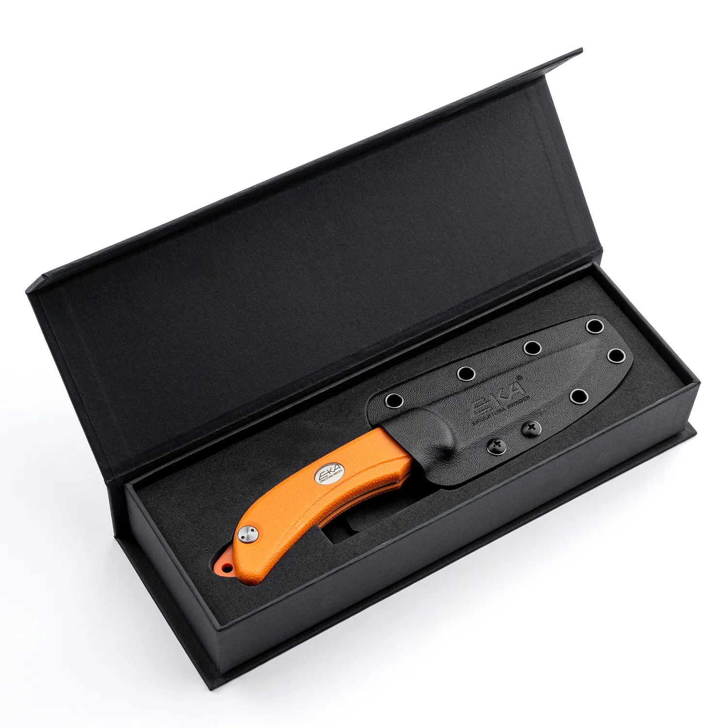 EKA SwedBlade G5 Orange, Steel, mit Etui / avec etui 