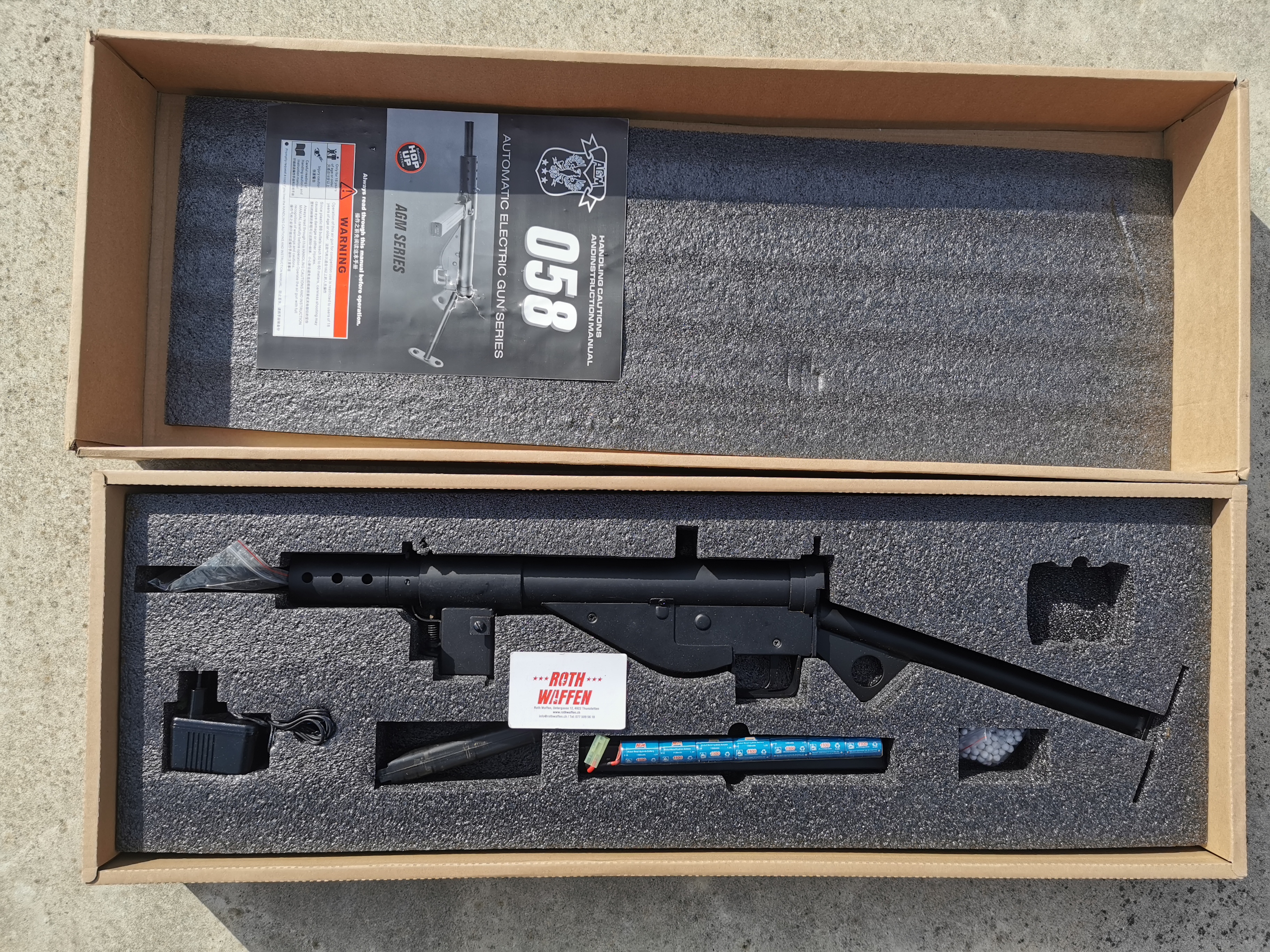 Airsoft Gewehr AGM Stern MK2 AEG / 829