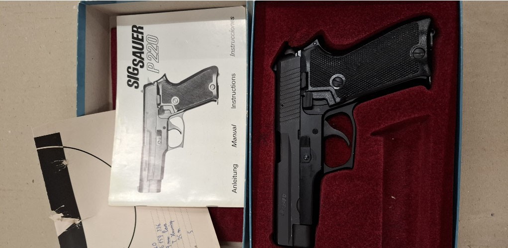 Occasion SIG Sauer P220 9 mm Para – Originalbox