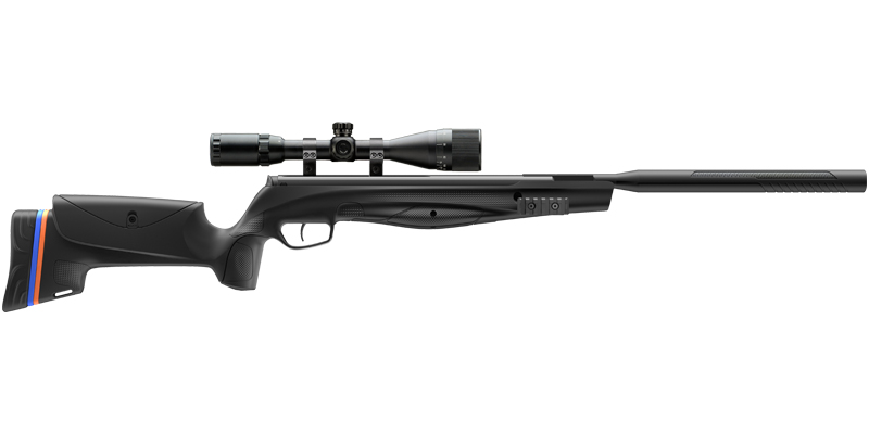 Stoeger Airguns RX20 TAC S2 Suppressor, Kunststoff Schwarz, 4.5 mm / 177, 24 J, Zielfernrohr 3-9x40, mit Schalldämpfer und Zweibeinstütze