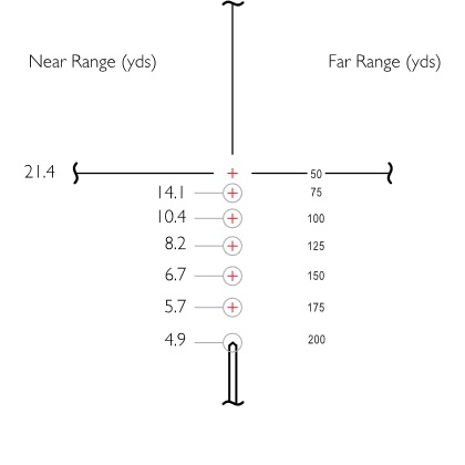 Hawke Vantage 3-9x40, 1" IR Rimfire .22LR Subsonic