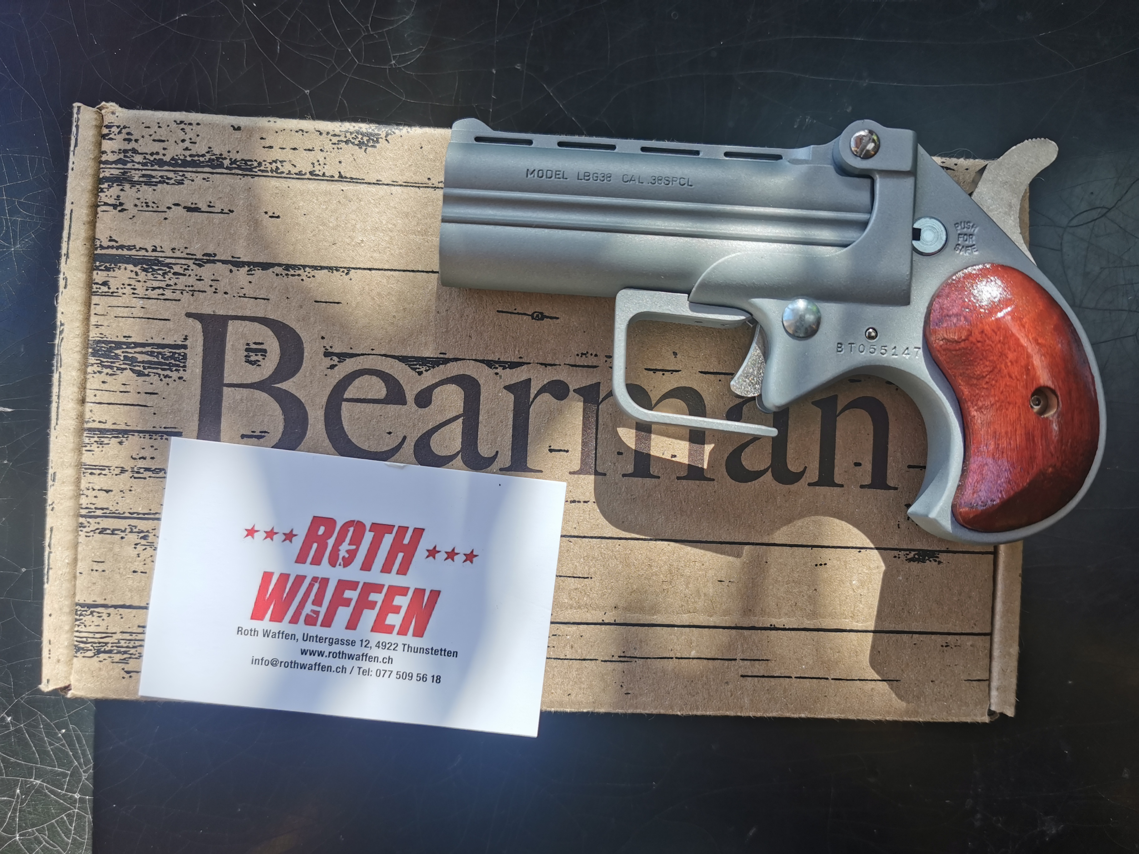 Derringer Bearman Gen2 long Kaliber .38 Spezial