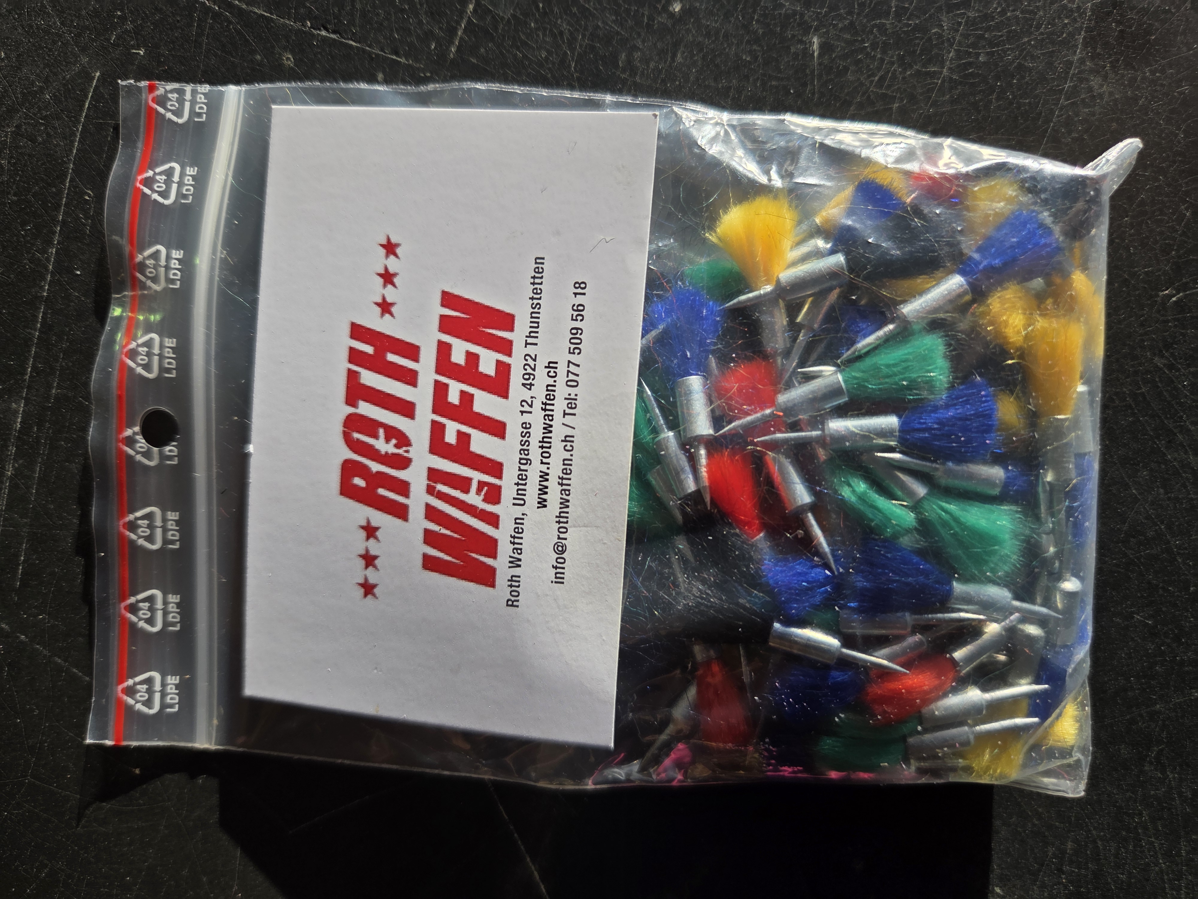  Luftgewehr Feder-Bolzen Kal. 4.5mm, 100 Stück