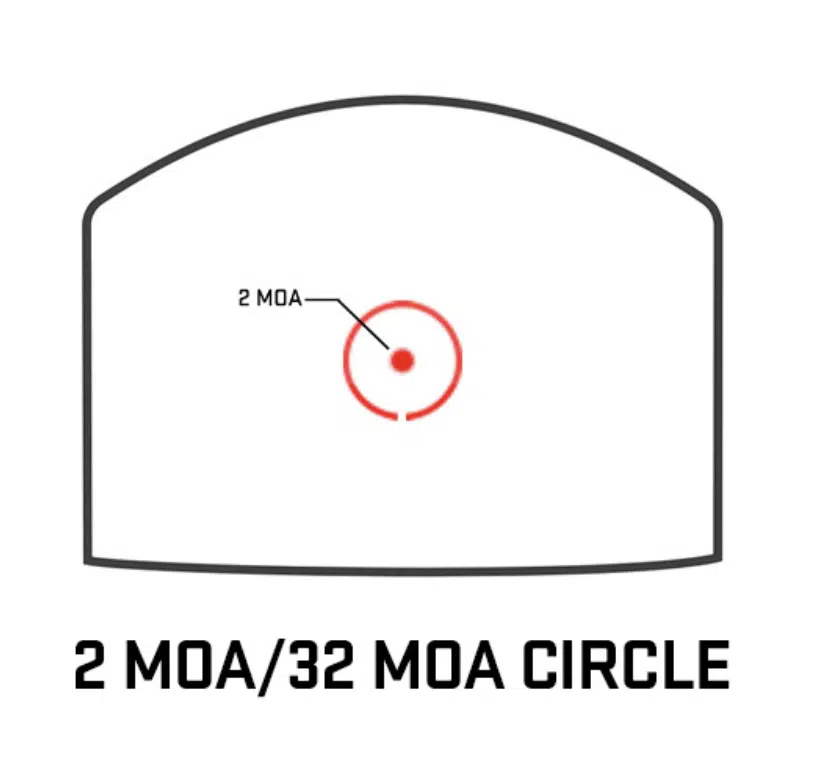 Rotpunktvisier Sig Sauer Romeo X-Pro 2MOA / 32 MOA Circle Dot