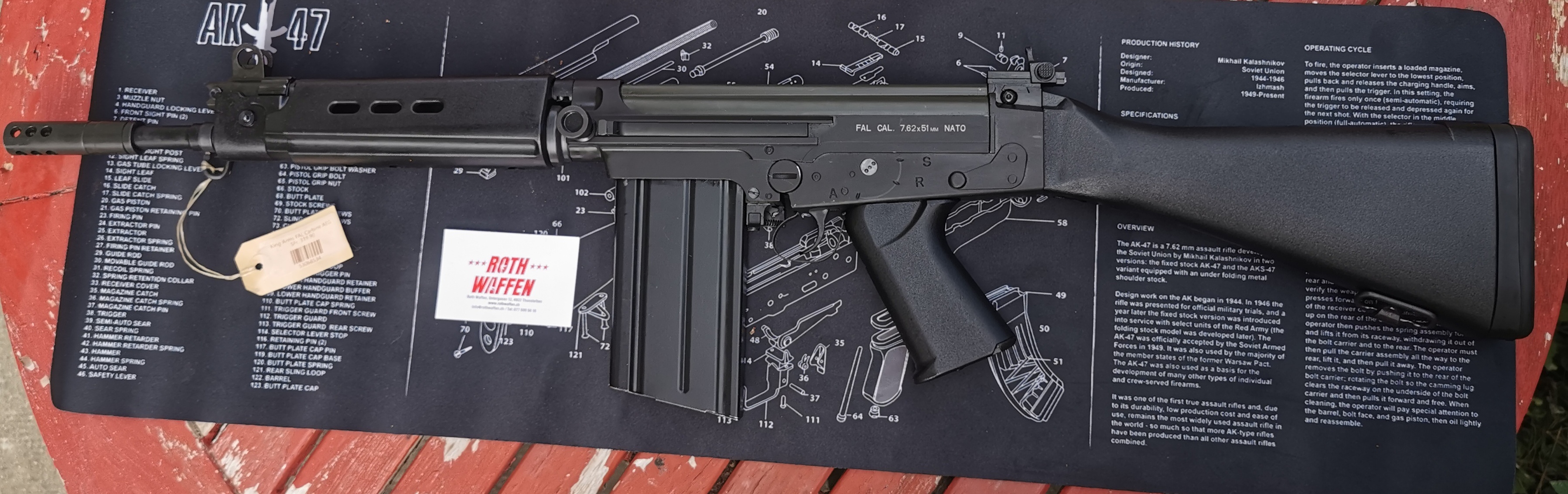 Airsoft Gewehr King Arms FAL Carbine AEG / 476