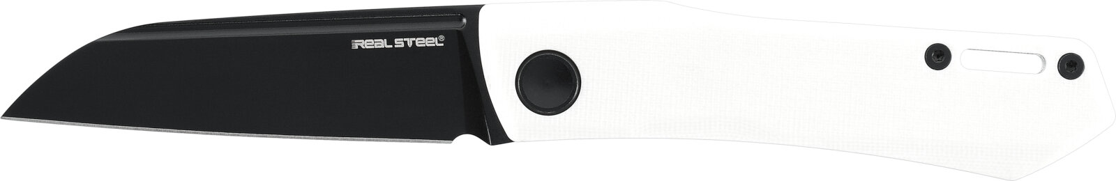 Klappmesser Real Steel Solis Lite Black-White