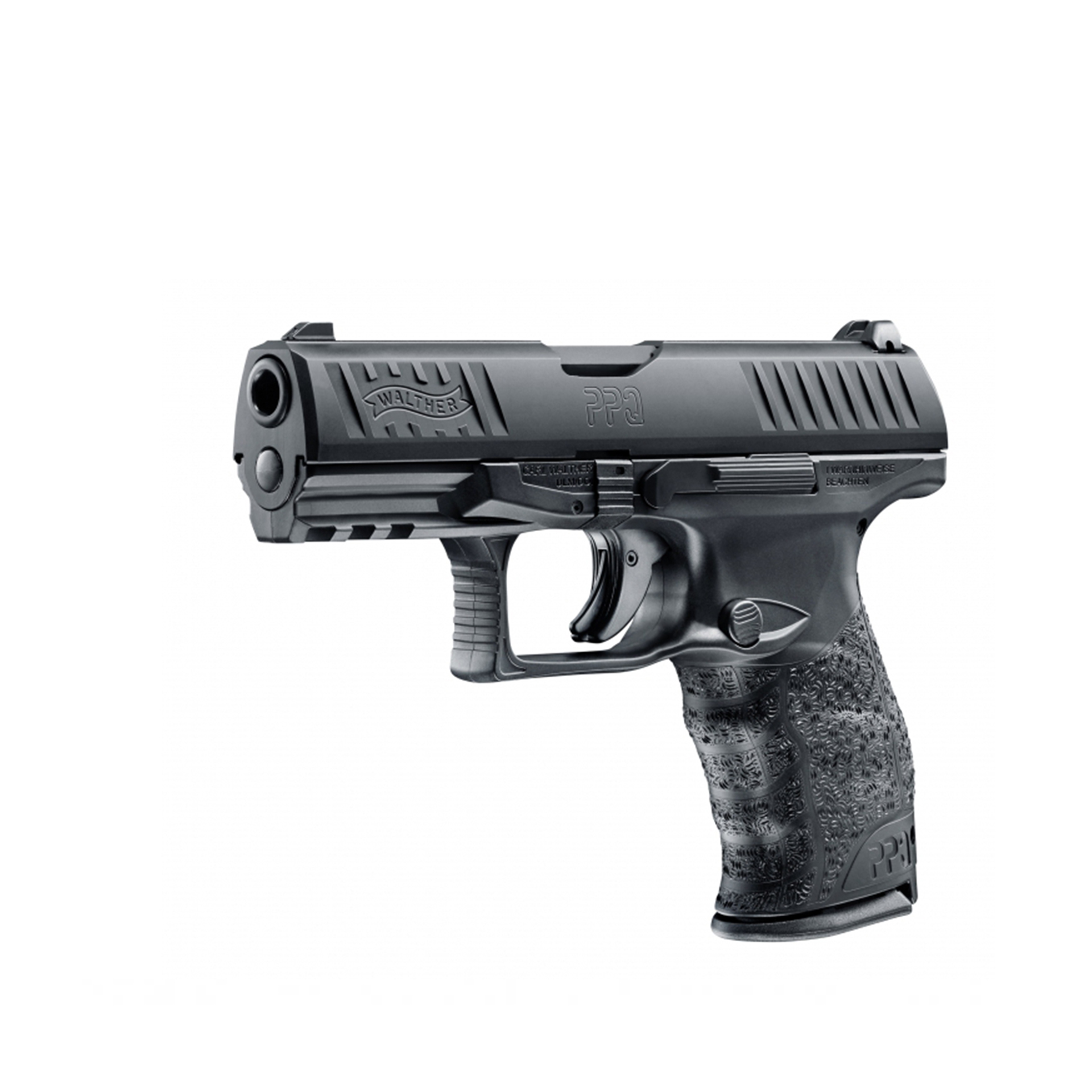 Pistole Walther PPQ M2 4" Cal. 9mm Para, beids. Fanghebel, Stahl Visierung