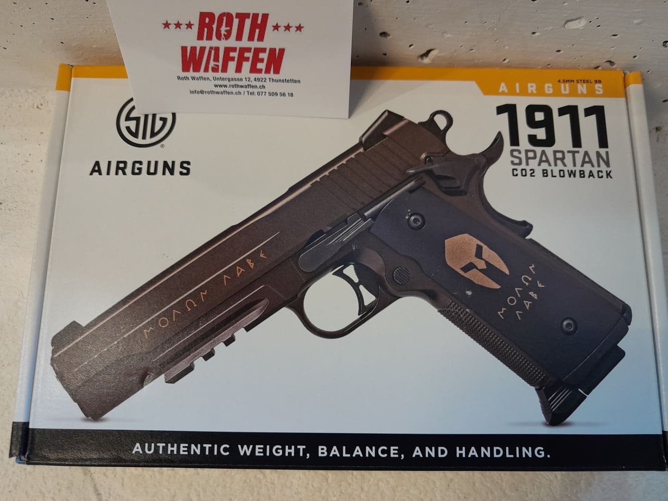 CO-2 Pistole Sig Sauer 1911 Kaliber  .177 BB’s Spartan