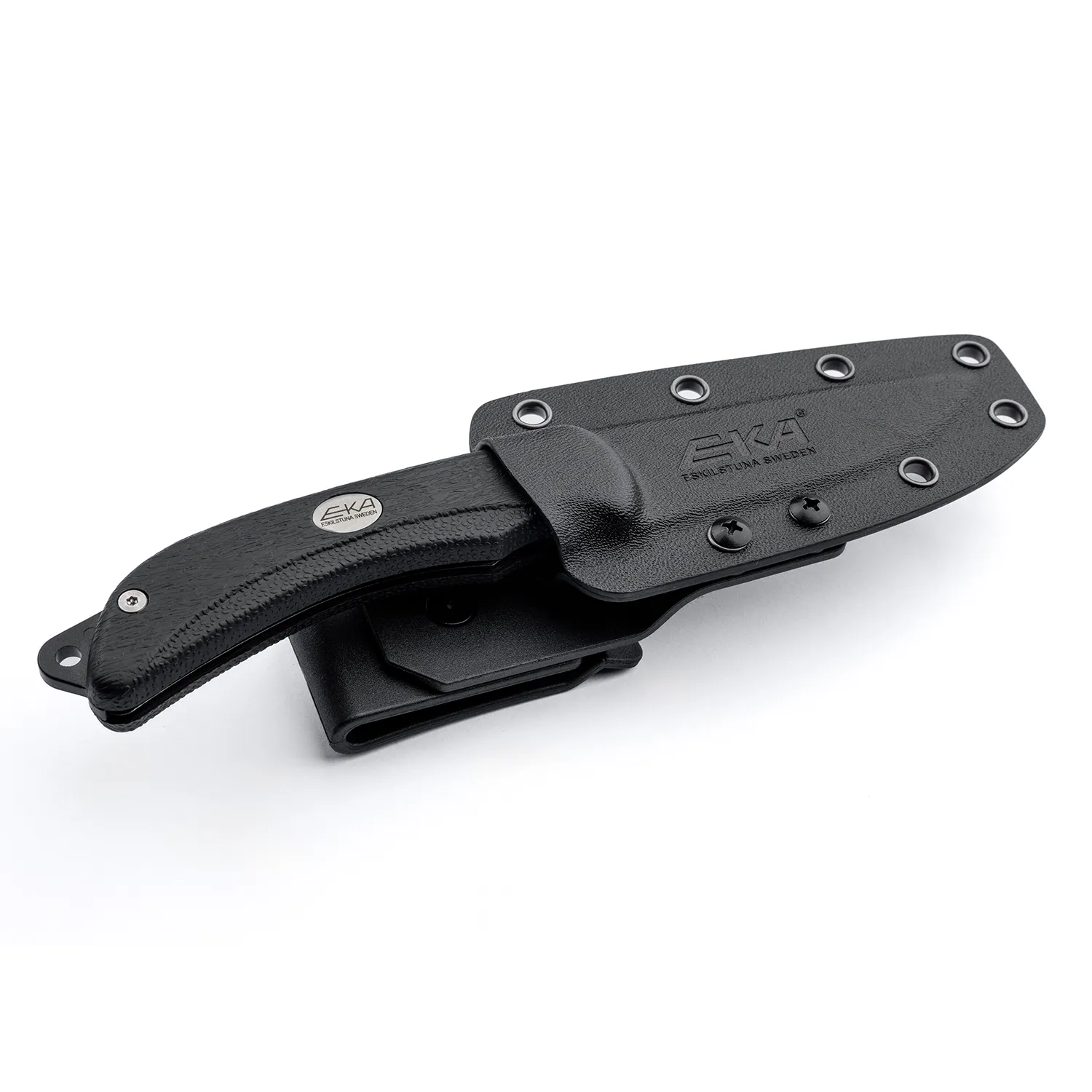 EKA SwedBlade G5 Black, Steel, mit Etui / avec etui 