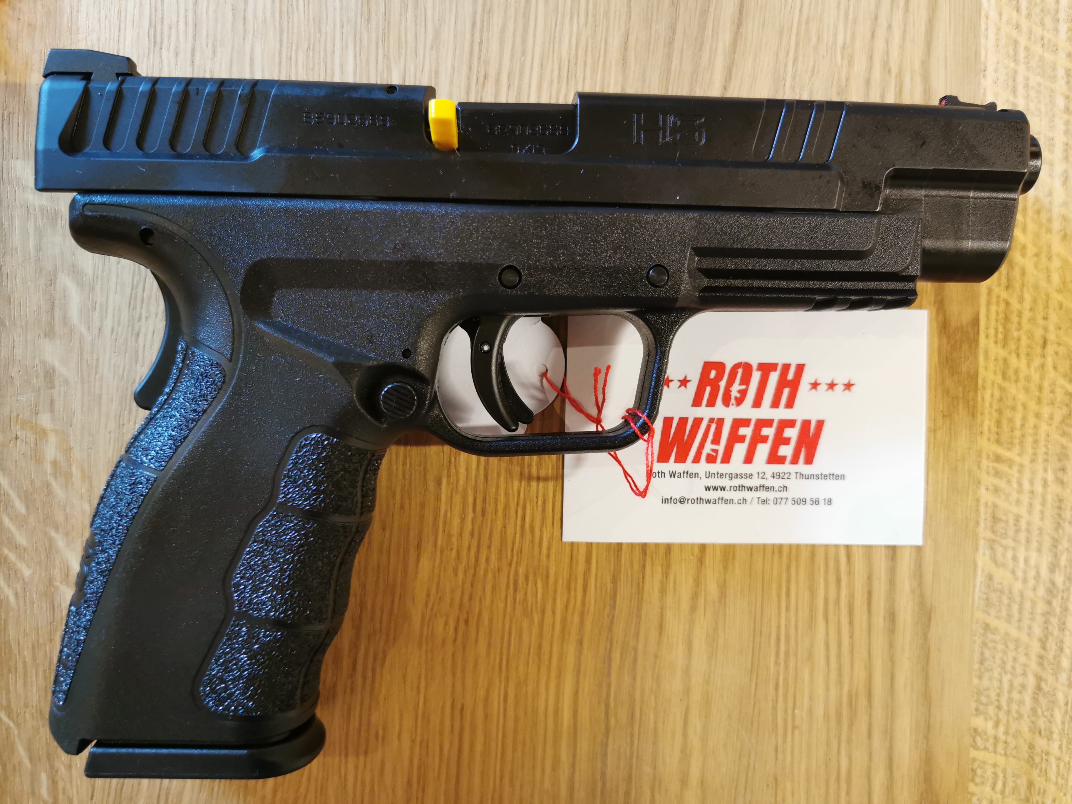 Pistole HS-9 G2 Tactical 5.0 9 mm Para, 16 Schuss