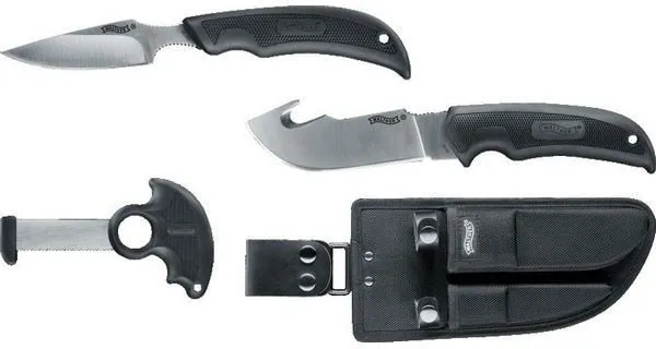 Jagdmesser-Set Walther Hunter Set mit 2 Messern, Knochensäge und Etui