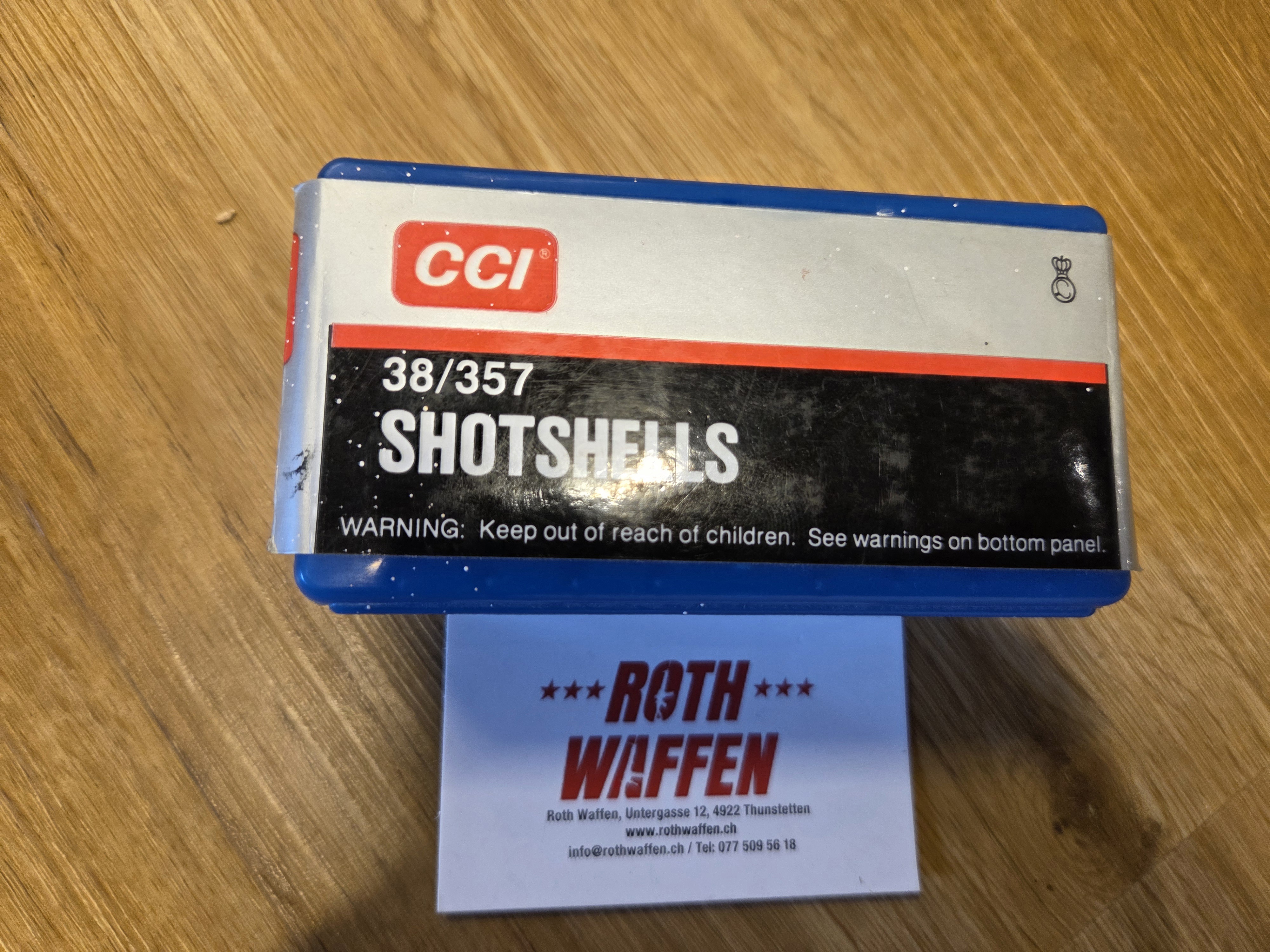 Occasion: CCI Schrottmunition Kaliber .38 Spezial, 40 Schuss