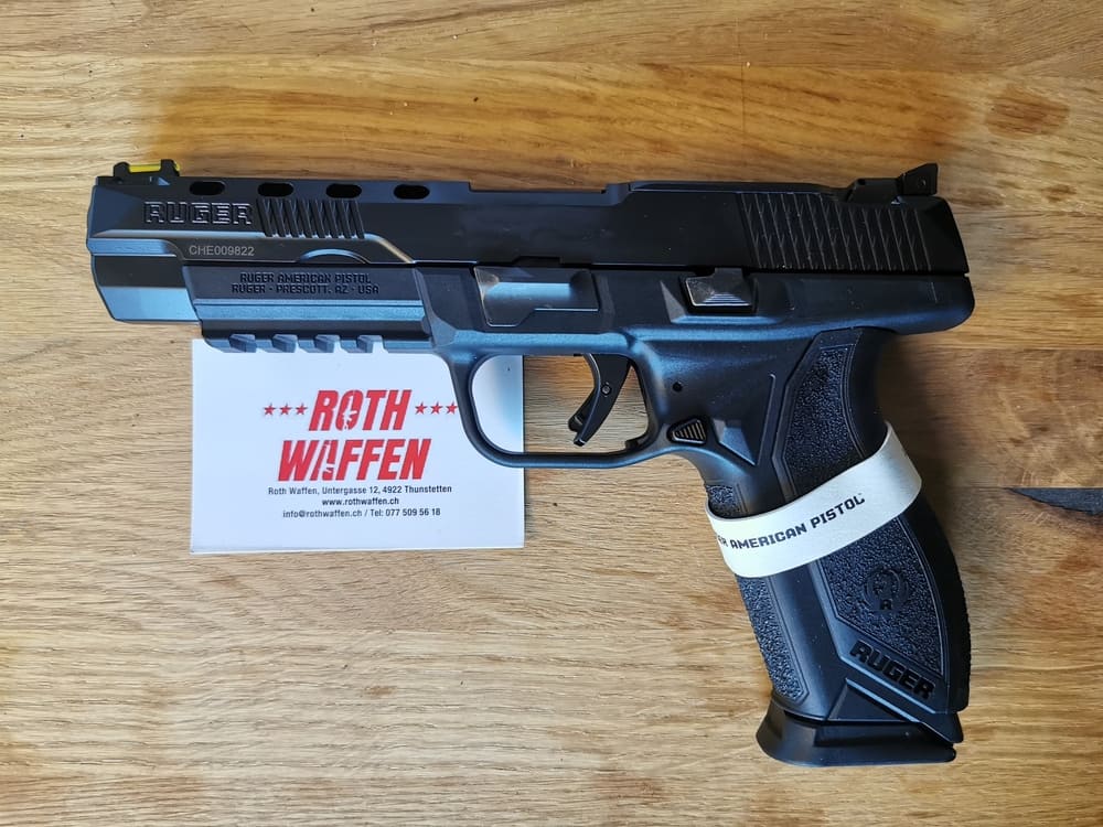  Pistole Ruger AMERICAN® PISTOL COMPETITION, Black Nitride, Kaliber 9mm Para