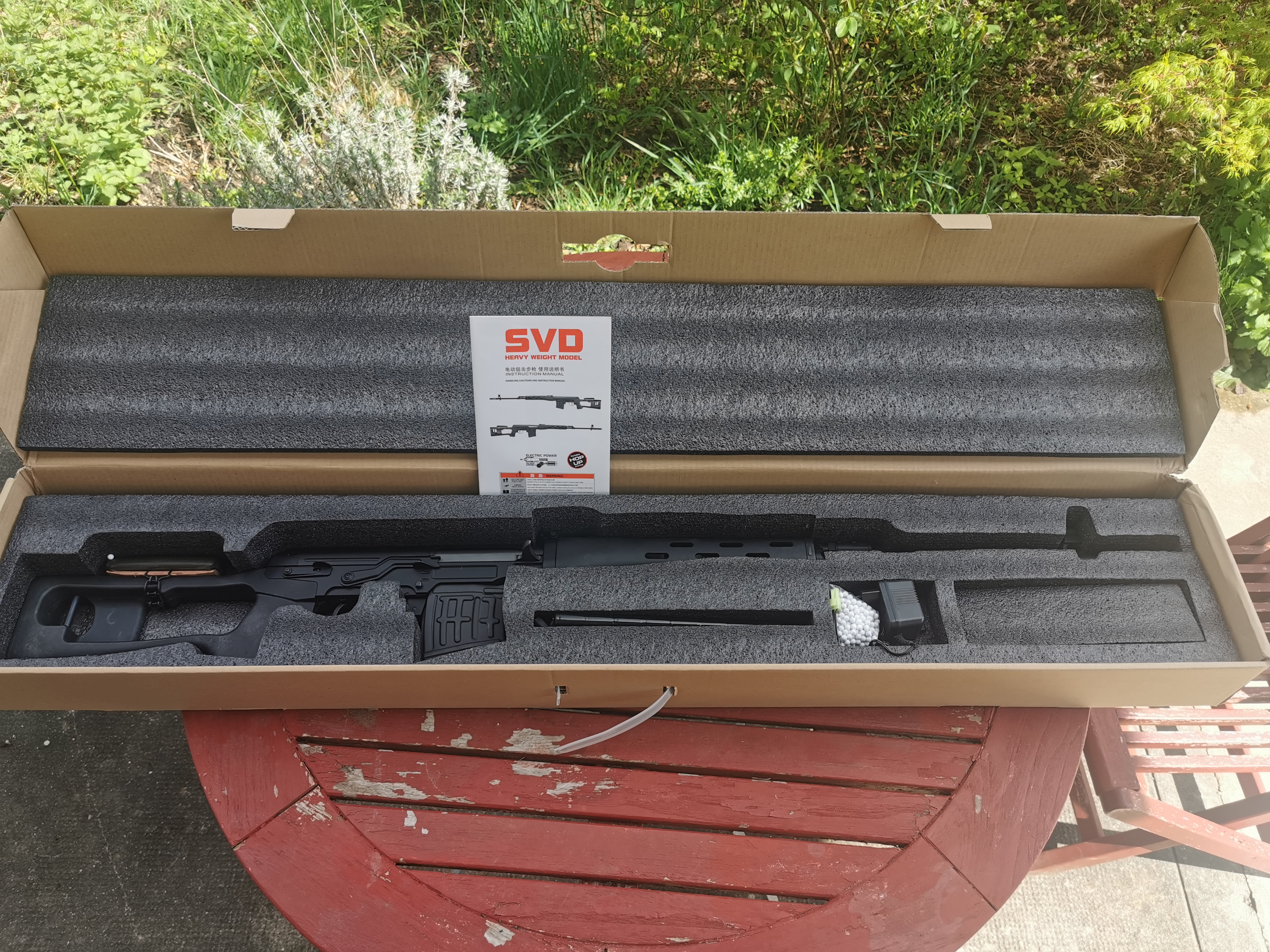 Airsoft A&K Dragunov SVD AEG, Kaliber: 6.0 GBB