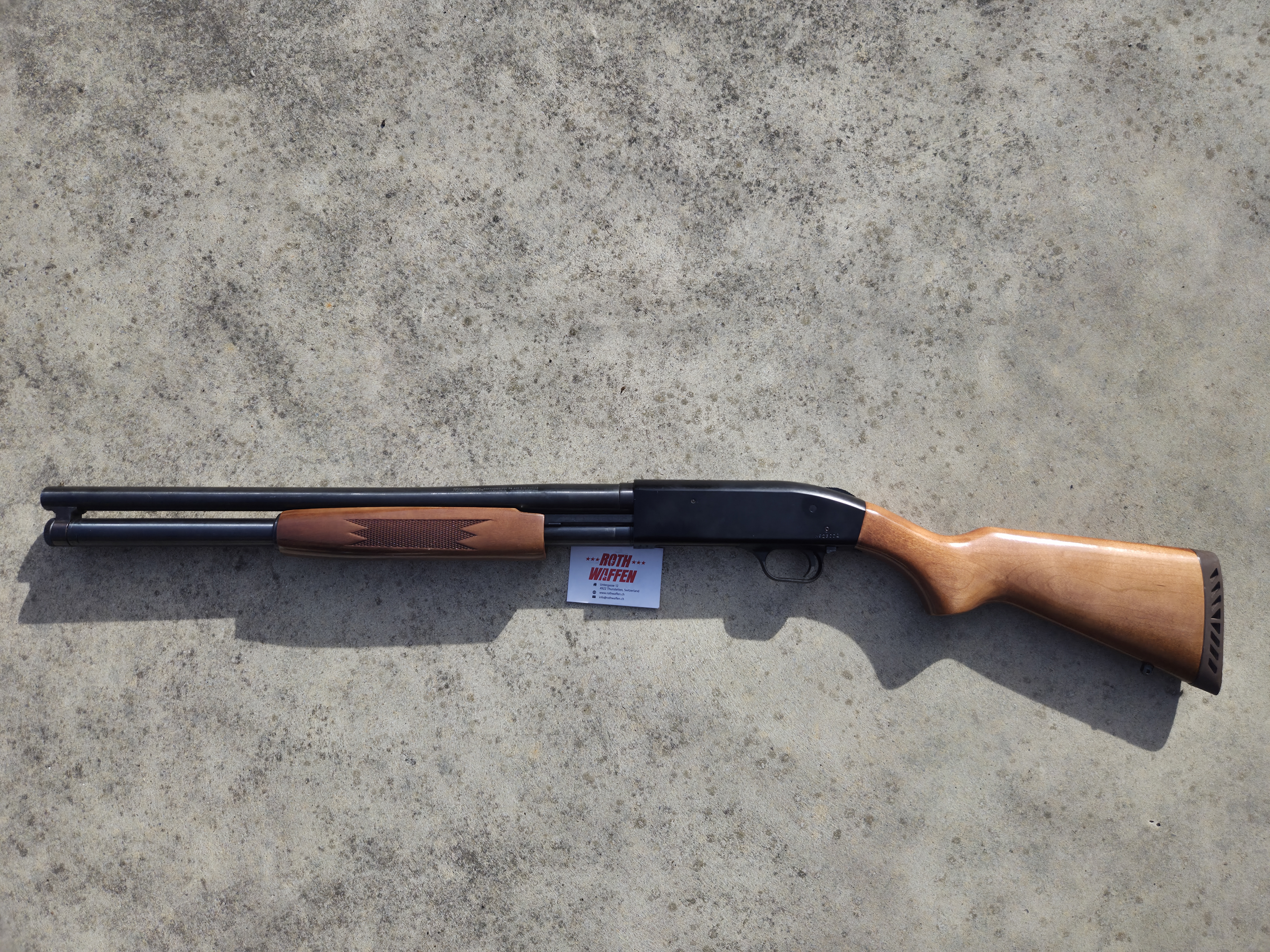 Occasion Mossberg 500A Pump Action 12/76 – 7 Schuss Magazin