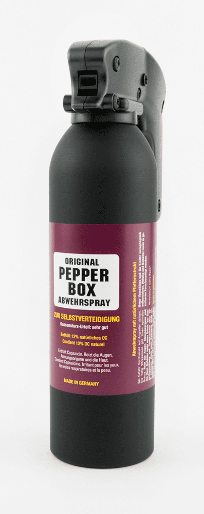 Pepper-Box Gigant 400 ml Professional, Nebel, Model mit Federdeckel Sicherung