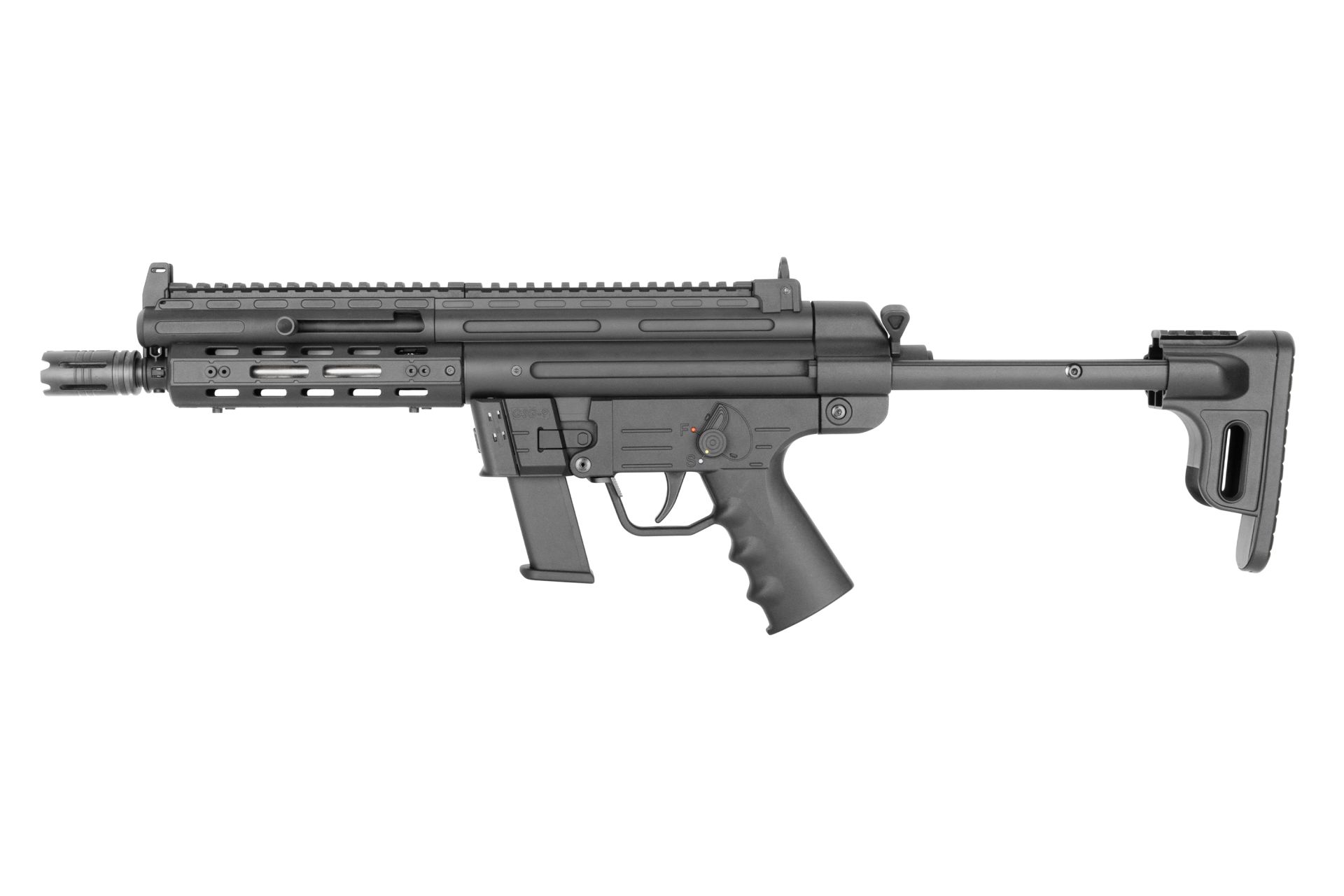 GSG-9 WES Variante Kal. 9mm Para, 10 Schuss, 7,5" Lauf, Total Länge 617-715 mm
