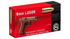 GECO 9 mm Luger Lead Round Nose, copper-plated 8,0 g