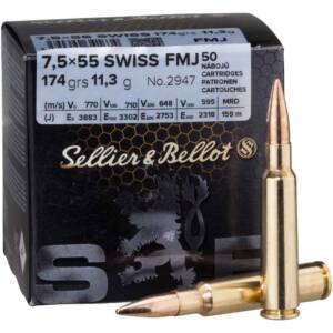 Sellier & Bellot Kaliber 7.5×55 SWISS