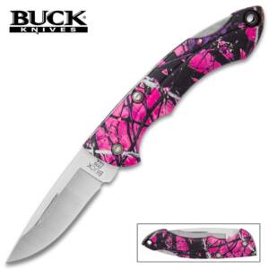 Buck Knive Bantam Muddy Gril Camo (Pink)