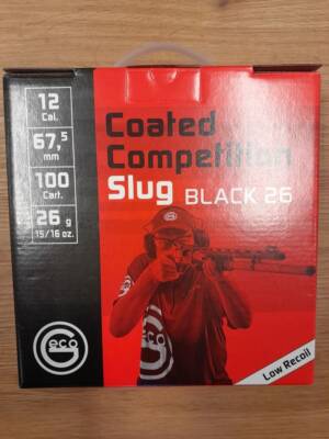 GECO Slug Coated Competition Black 26 12/67,5 100 Schuss
