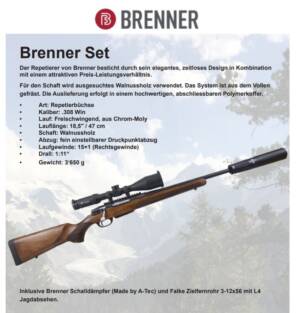 Einmaliges Sonderangebot Brenner BR20 Repertiergewehr Set Angebot