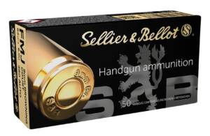 Sellier & Bellot 9mm kurz/.380 Auto 92grs/6g FMJ; 50 Stk
