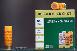 Sellier & Bellot Rubber Buckshot (Gummischrott) Kaliber 12/67,5