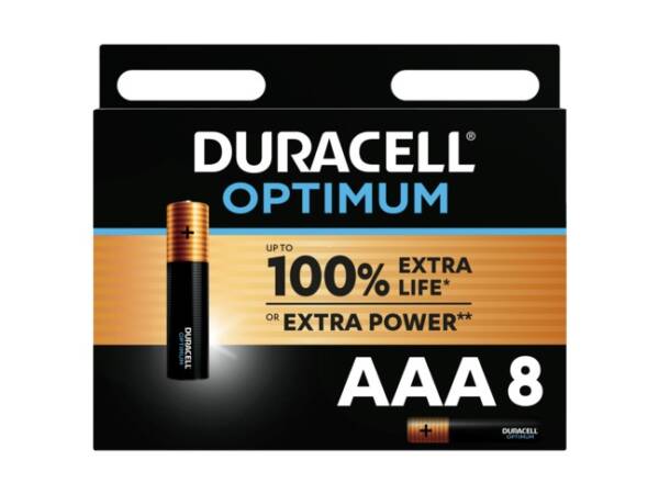 Batterie Duracell Optimum AAA 8 Stück