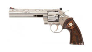 COLT Revolver Python 6" mit Holzgriff Kaliber .357 Magnum