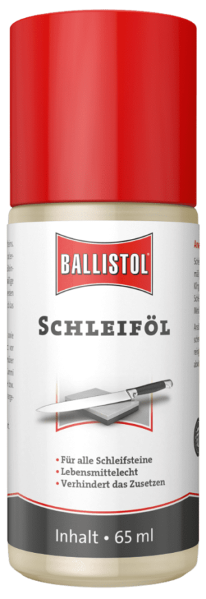 Ballistol Schleif-Öl, 65ml für alle Schleifsteine (auch Keramik)
