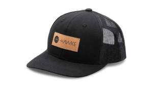 Hawke Kappe Snapback Cap (Trucker Style) Black